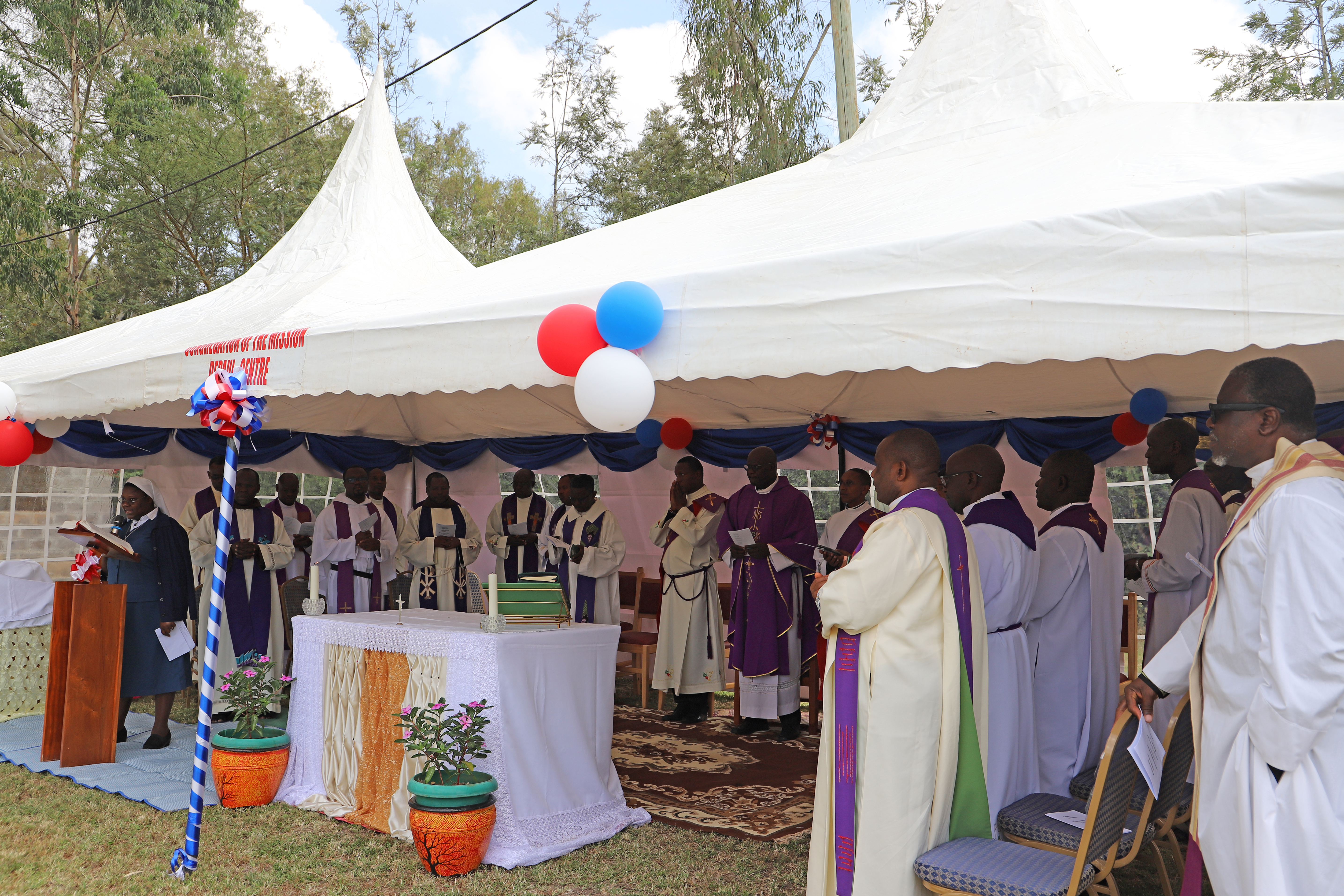 The launch of the new institutional Logo and the restyled Pauline trademark at Gabriella House Karen